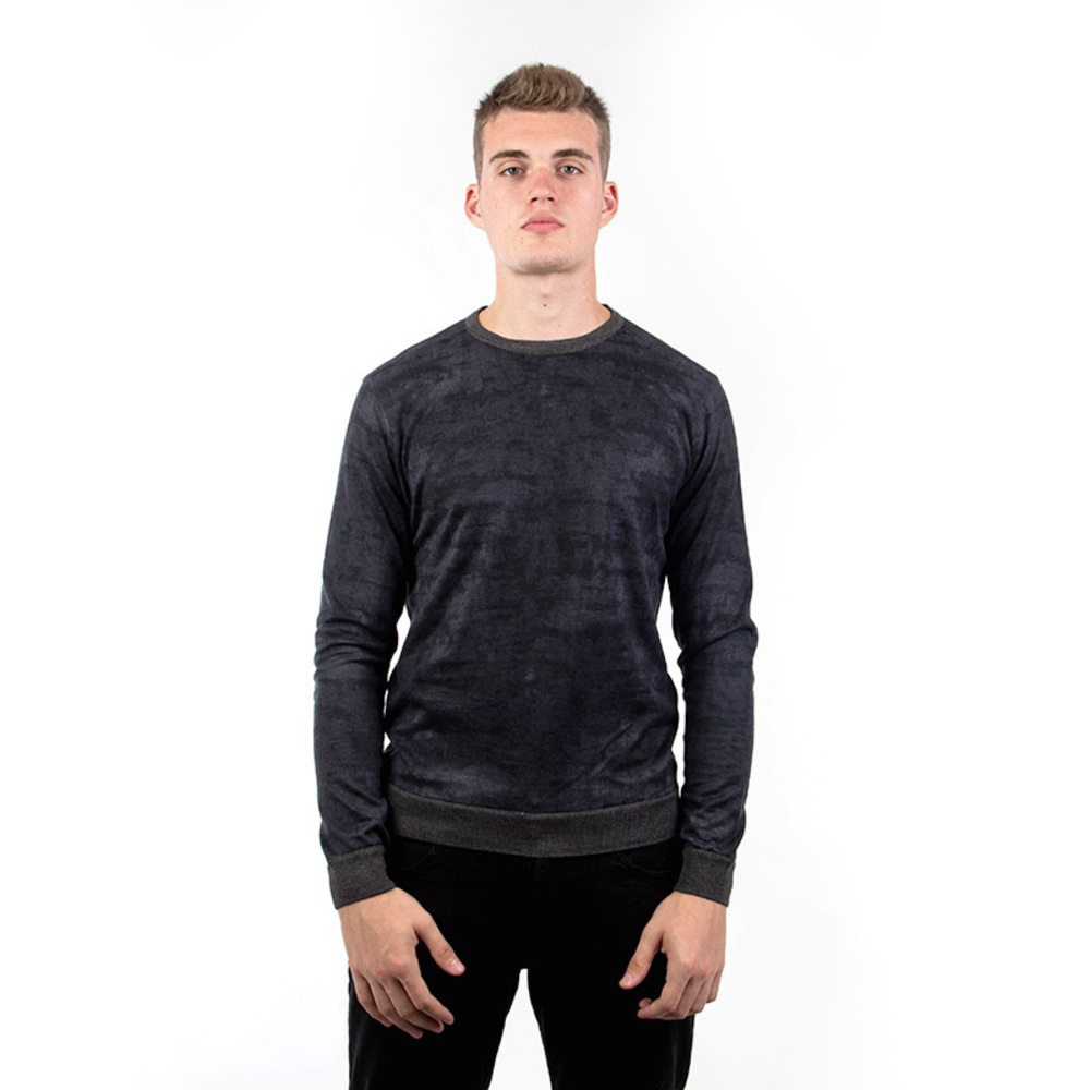 NETWORK DIM GRAY, GRAY KNITWEAR | MENS SIZE L